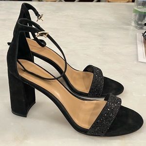 Banana Republic Bare High Heel Block Sparkle Sandal
